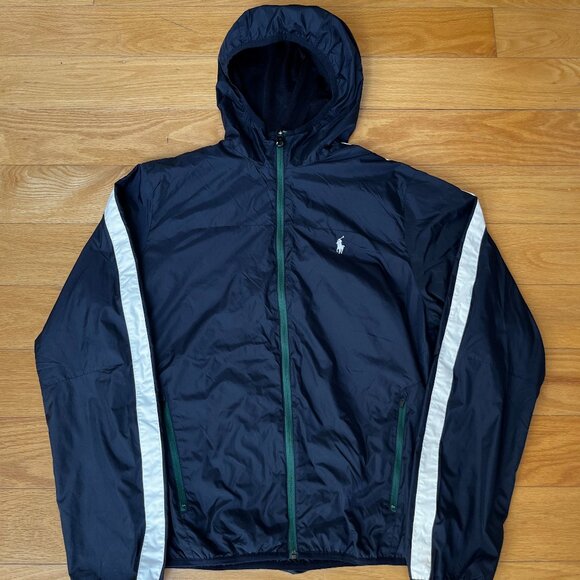 Polo Ralph Lauren RL-67 Performance Windbreaker Jacket Navy M - Picture 1 of 4